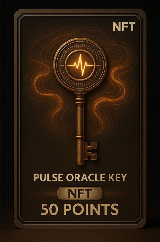 Pulse Oracle Key NFT card with 50 points